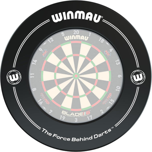 Signature Design Dart Board Surround Ring - Available in Black, White, Red and Blue - Durable Backboard Wall Protector for Dartboards - Professional Darts Accessories
