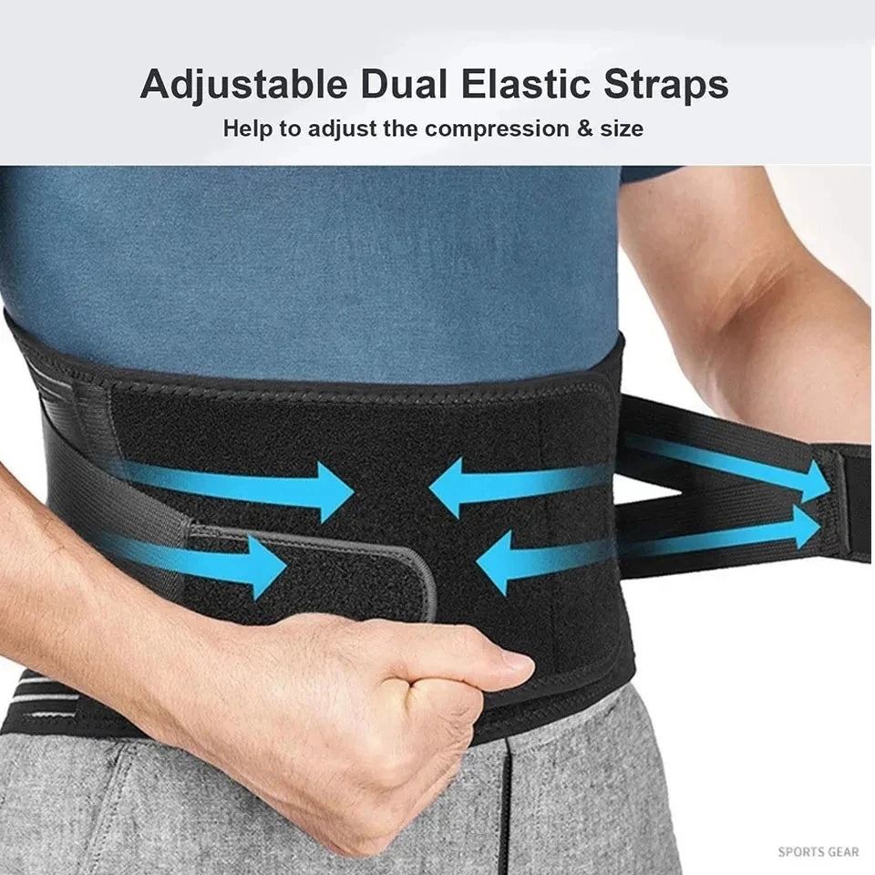 Lumbar Back Belt Waist Support Lumbar Pad Back Orthopedic Corset for Men Women Waist Protector Belt Waist Trainer Spine Support